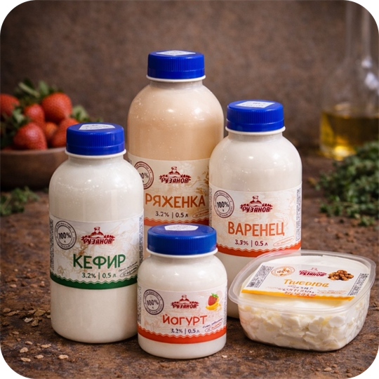 Фермерская молочная продукция